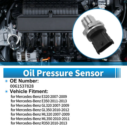 1 pcs Engine Oil Pressure Sensor No.0061537828 for Mercedes-Benz E320 (2007–2009)
