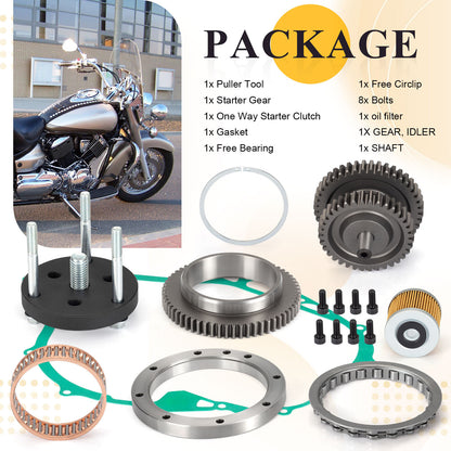 Starter Clutch Kit for Yamaha V-Star 1100 (1999–2009)