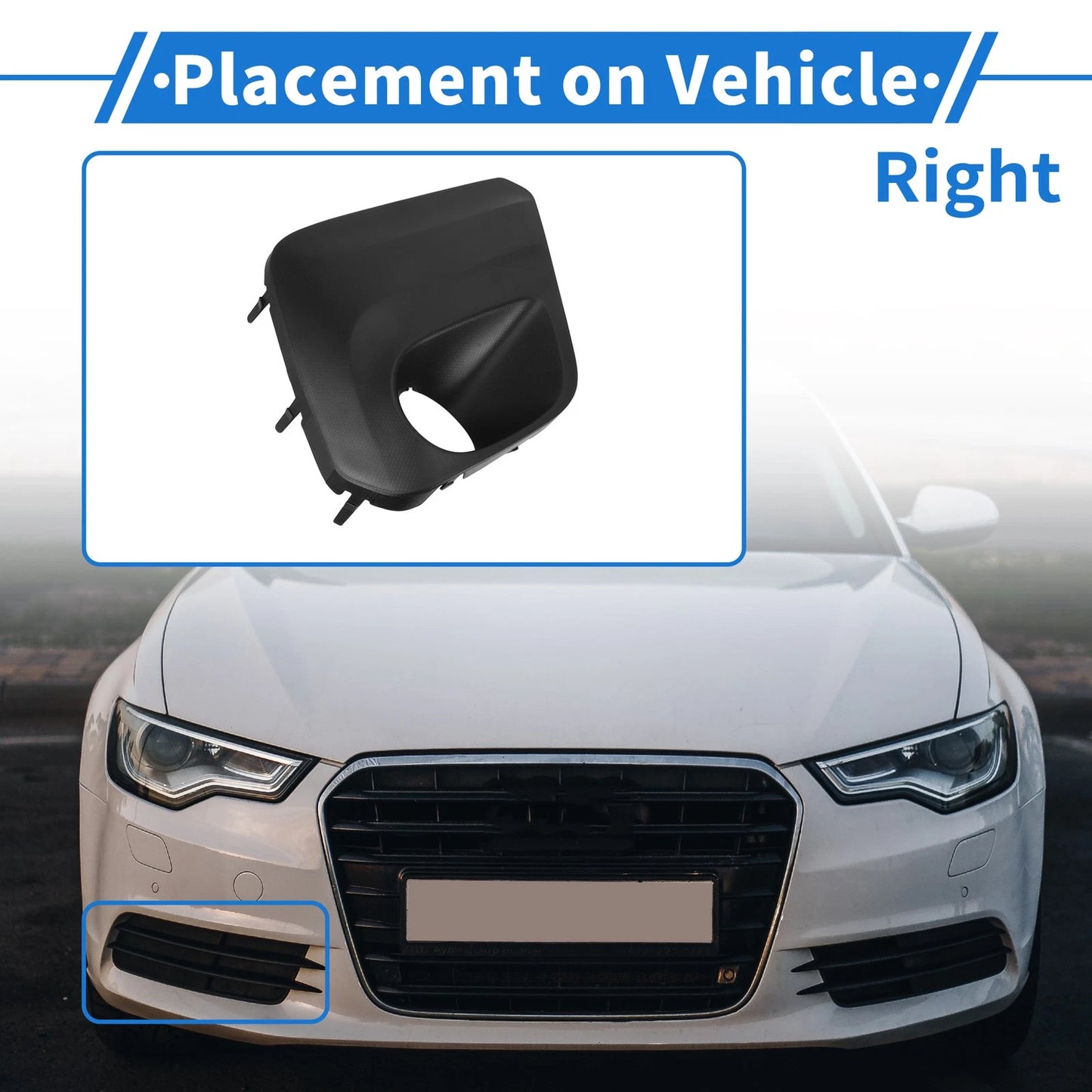 Front Right Fog Light Grill for Subaru Forester (2019–2021) No. 57731SJ040, ABS