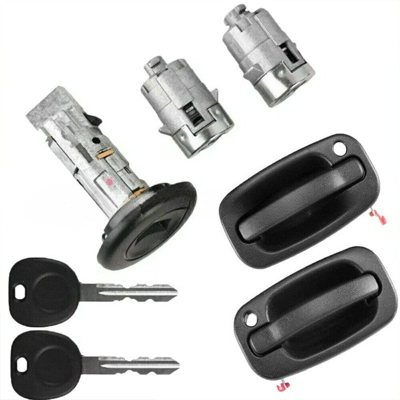 Ignition Switch Lock Door Handle for Chevy Silverado (2001–2006)
