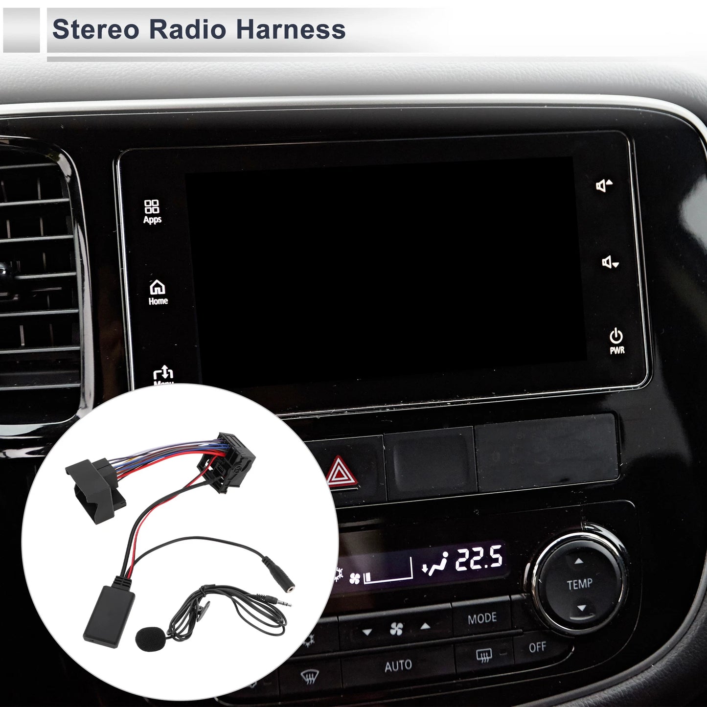 Stereo Radio Harness for Ford (16Pin Microphone, Handsfree)