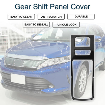 Gear Shift Panel Cover for Toyota Harrier (80 Series) Black 1 Pcs