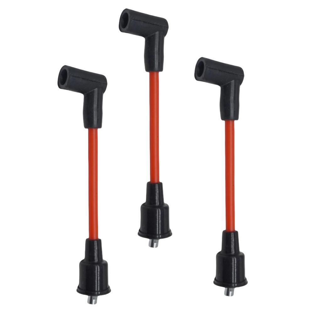 3PCS Spark Plug Wire for Mercury 110 9.8hp (1975–1989)