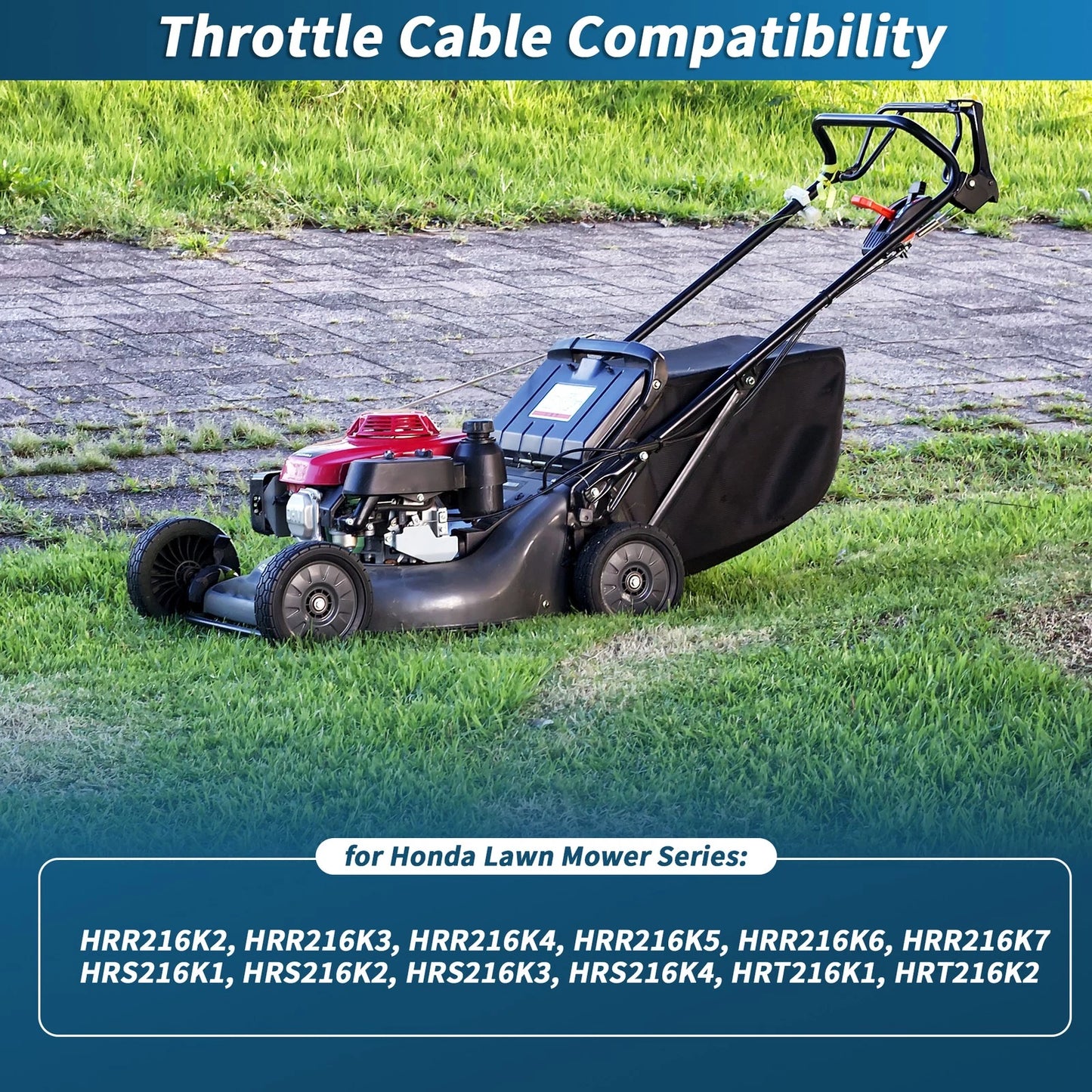 Throttle Cable No.17850-VG3-D01 for Honda HRR216K2 HRR216K3 HRS216K1 (2005–2019)