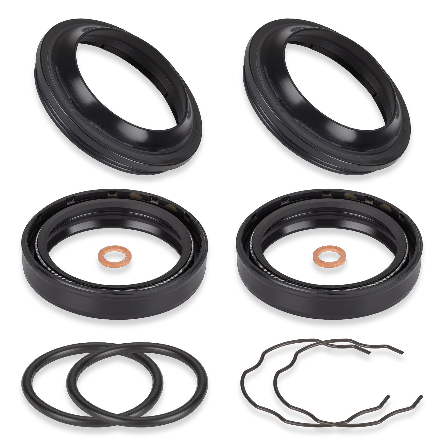 Front Fork Shock Absorber Oil Seal Kit for Suzuki GSX1300R Hayabusa (2008–2024)