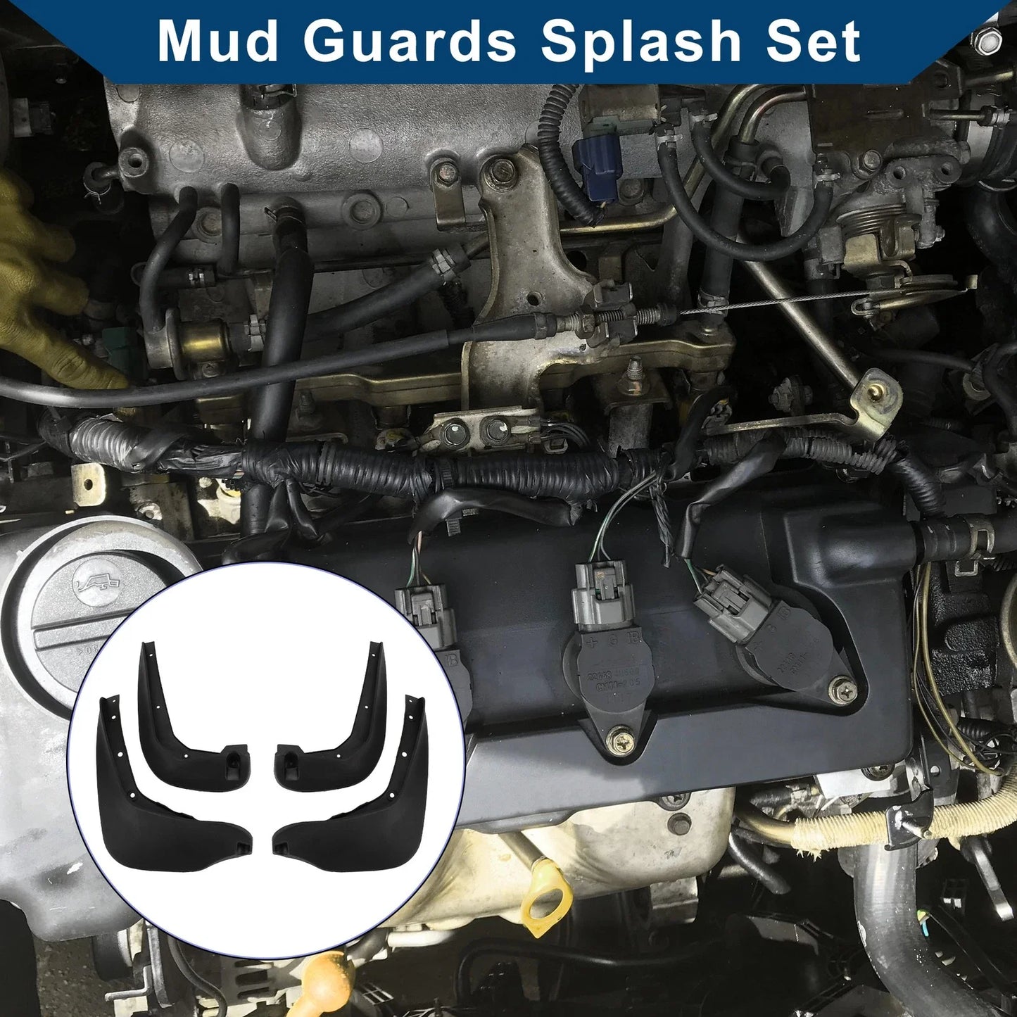 Mud Flaps Splash Guards Mud Guards for BMW MINI COUNTRYMAN R60 (2010-2016)