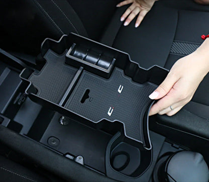 Interior Console Central Storage Box Black for Honda Civic Sedan (2016–2020)
