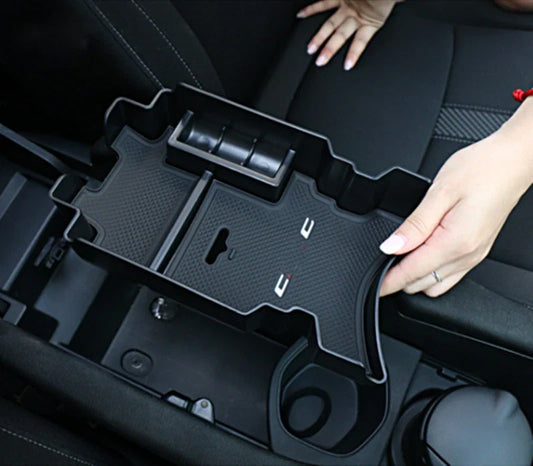 Interior Console Central Storage Box Black for Honda Civic Sedan (2016–2020)