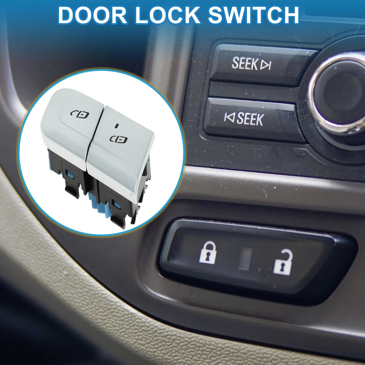 Door Lock Switch for Mercedes-Benz EQS (2022–2023) No.A2239052405