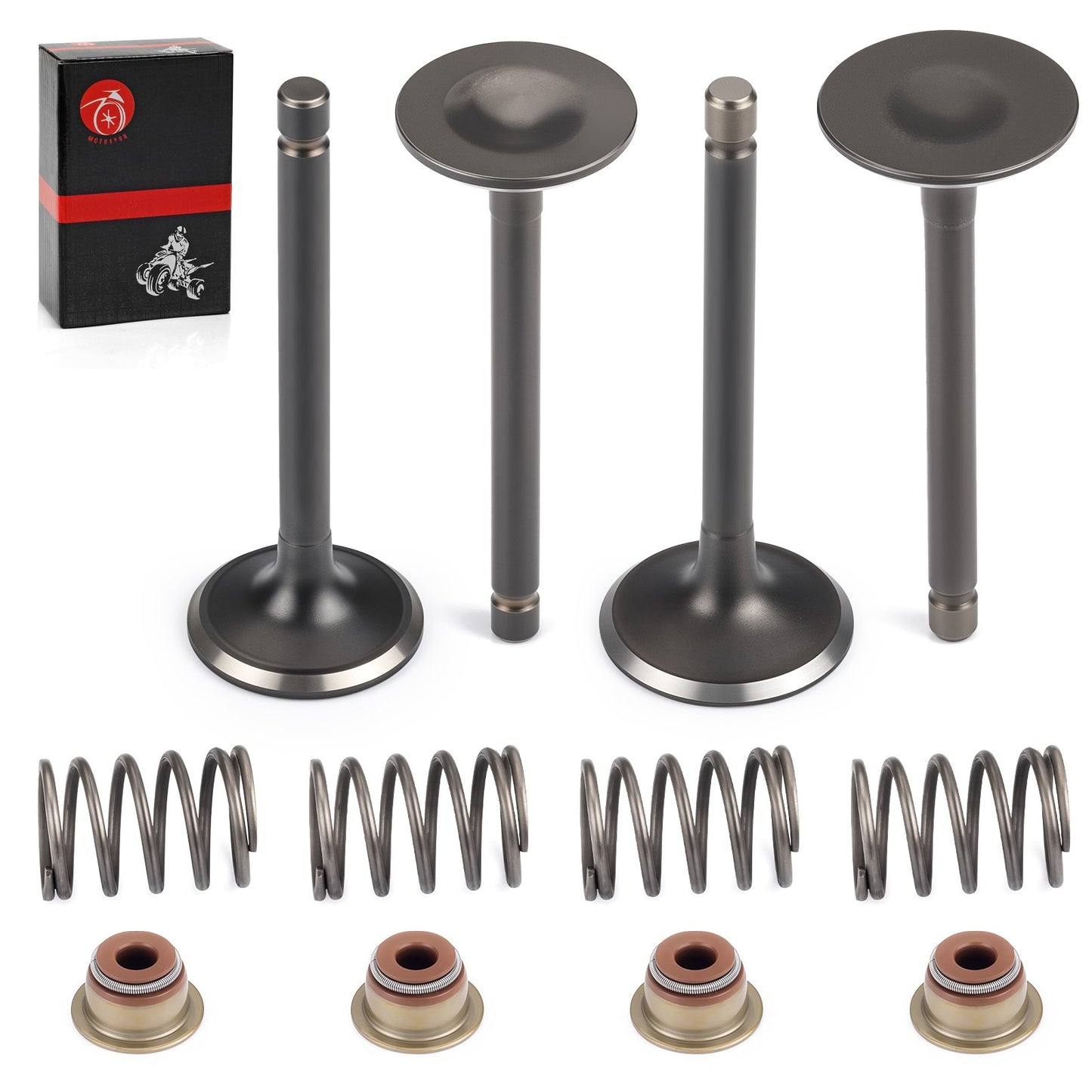 Valve Set with Seals for EZGO Gas 4 Stroke 295cc 350cc (1996–Present)