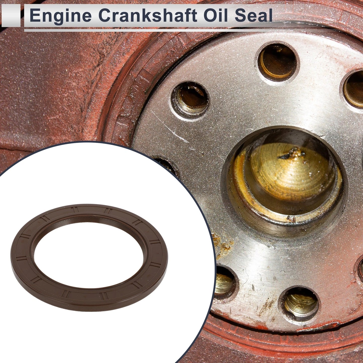 1 Pc Rear Crankshaft Oil Seal for Hyundai Elantra, Kia Soul (2011–2020) No. 21443-2E000