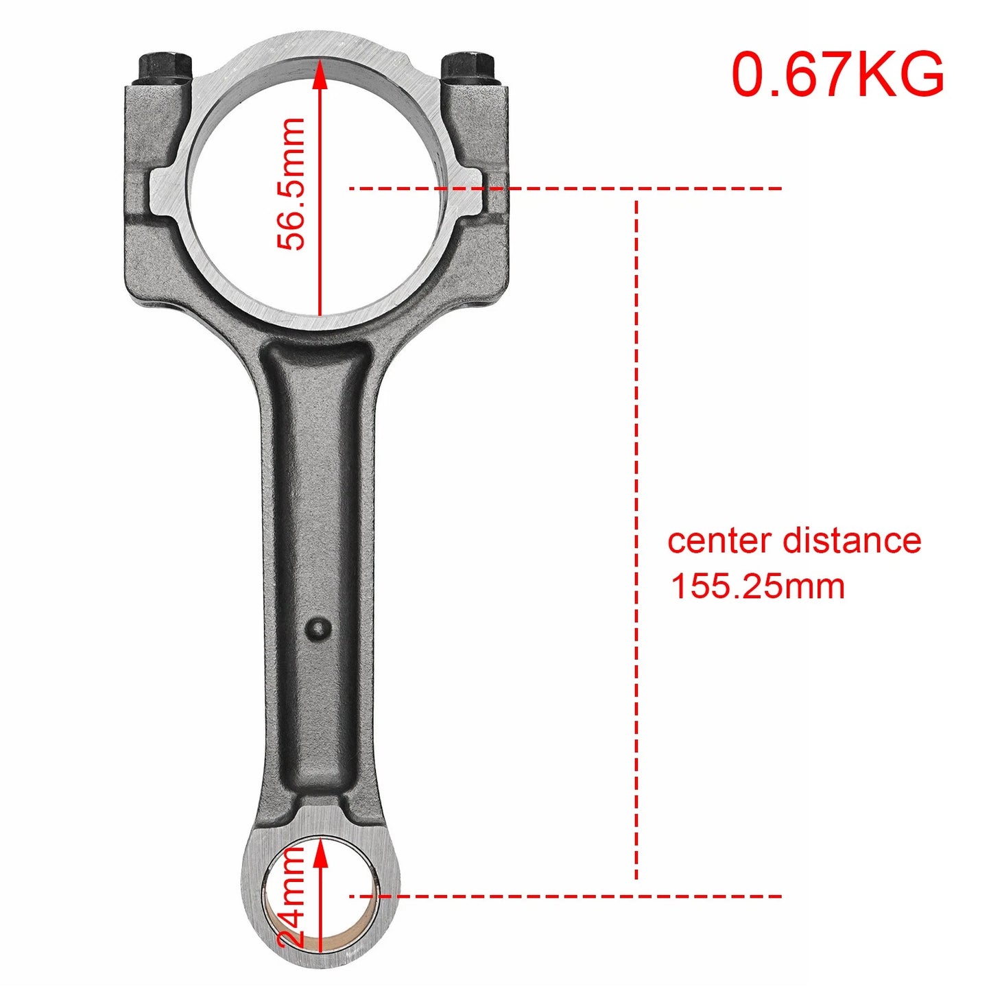 Engine Floating Pin Connecting Rod for GM 5.3L 6.0L 6.2L LS2 LS3 (2005–2020)