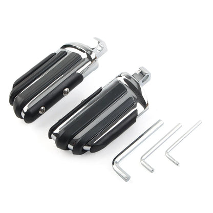 Chrome Rear Turn Signal Bar Housing Lens for Harley Road King FLHR (1994–2023)