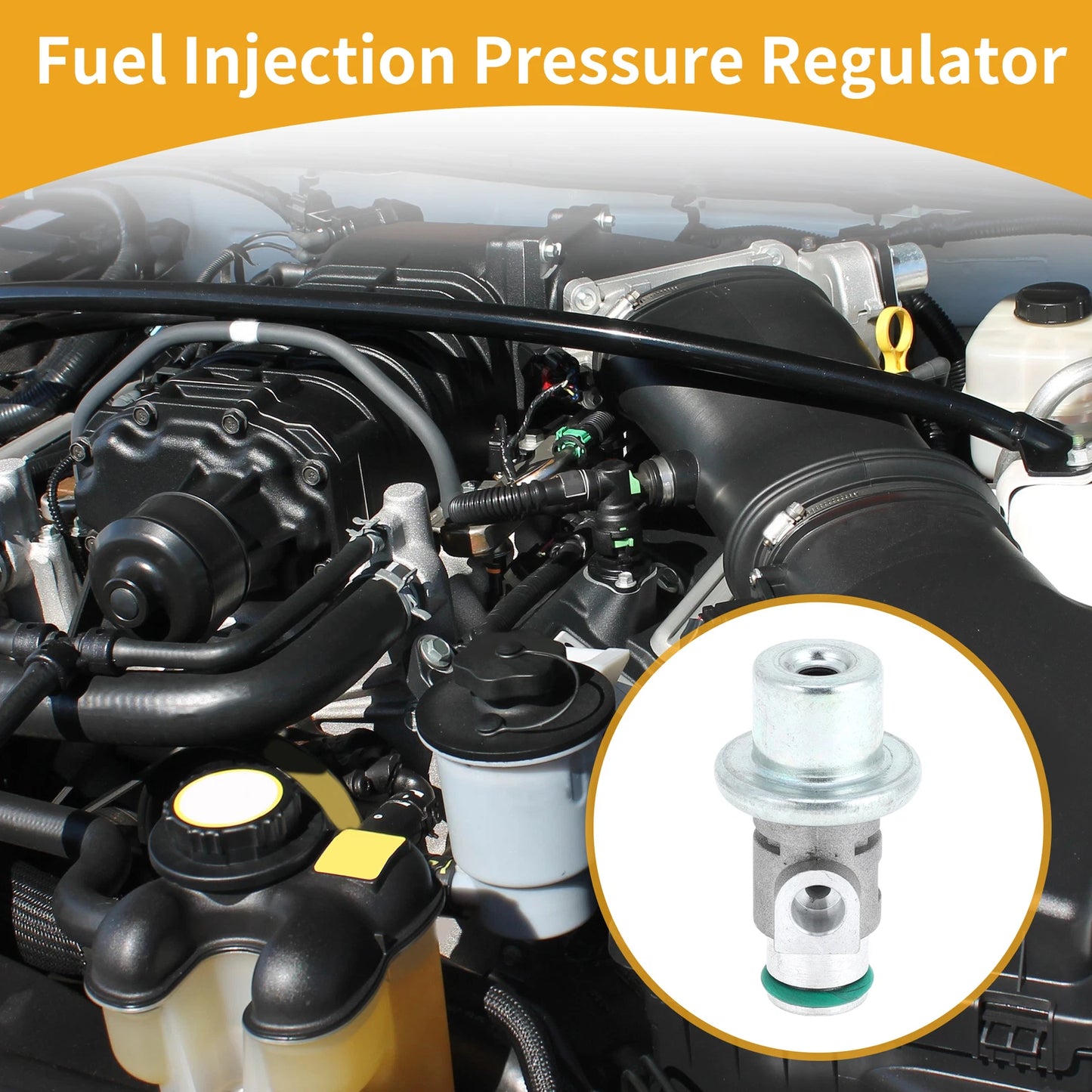 Fuel Pressure Regulator for Suzuki LT-R 450 Quadracer (2006–2011) No. 1510045G01