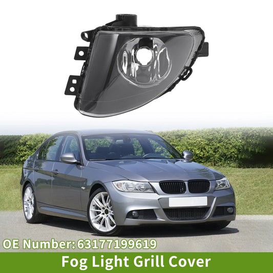 1 Pc Left Fog Light Grill for BMW 535i Clear Black (2010 - 2017)