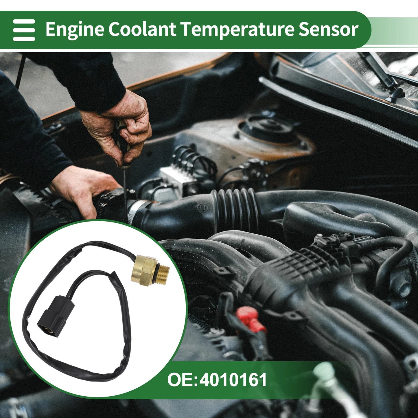 Engine Coolant Temperature Sensor No. 4010161 for Polaris ATP 500 (2004)