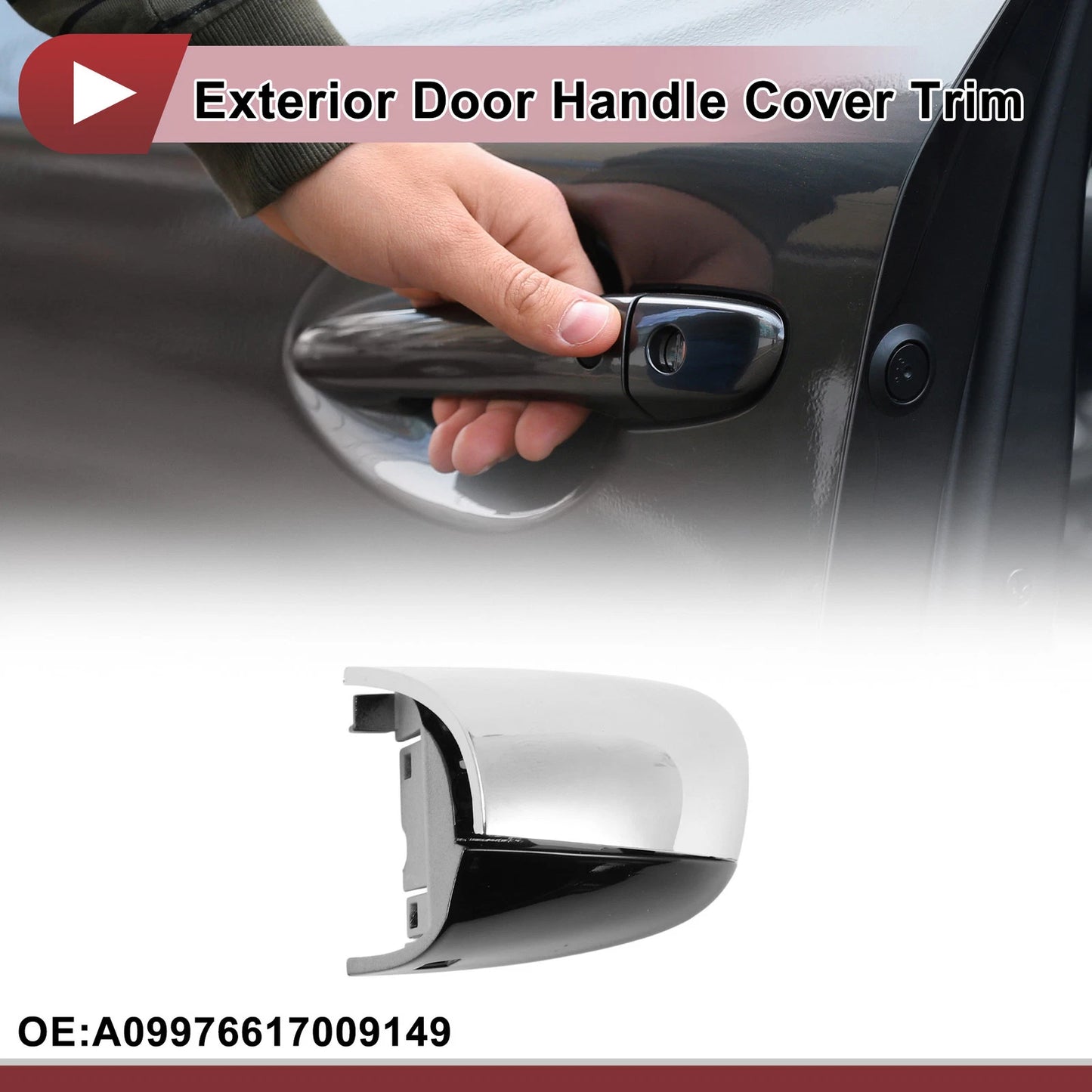 Exterior Door Handle Cover Trim No.A09976617009149 for Mercedes-Benz C
