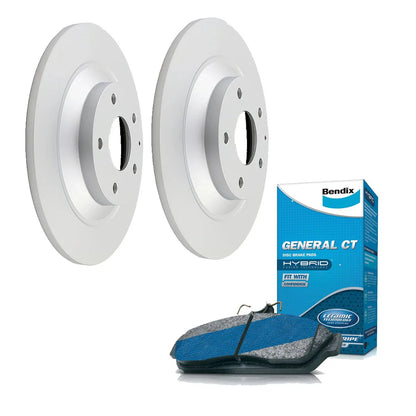 Rear Brake Pads and Rotors for Mazda CX-5 (2012–2017)