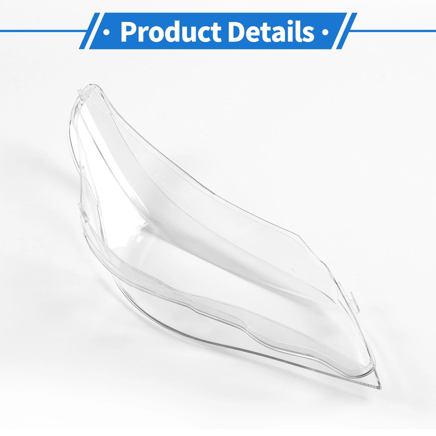 1 Pc Front Left Headlight Lens Cover for BMW 5 Series (2005-2010)