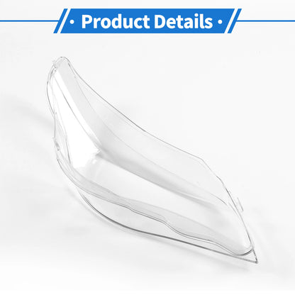 1 Pc Front Left Headlight Lens Cover for BMW 5 Series (2005-2010)