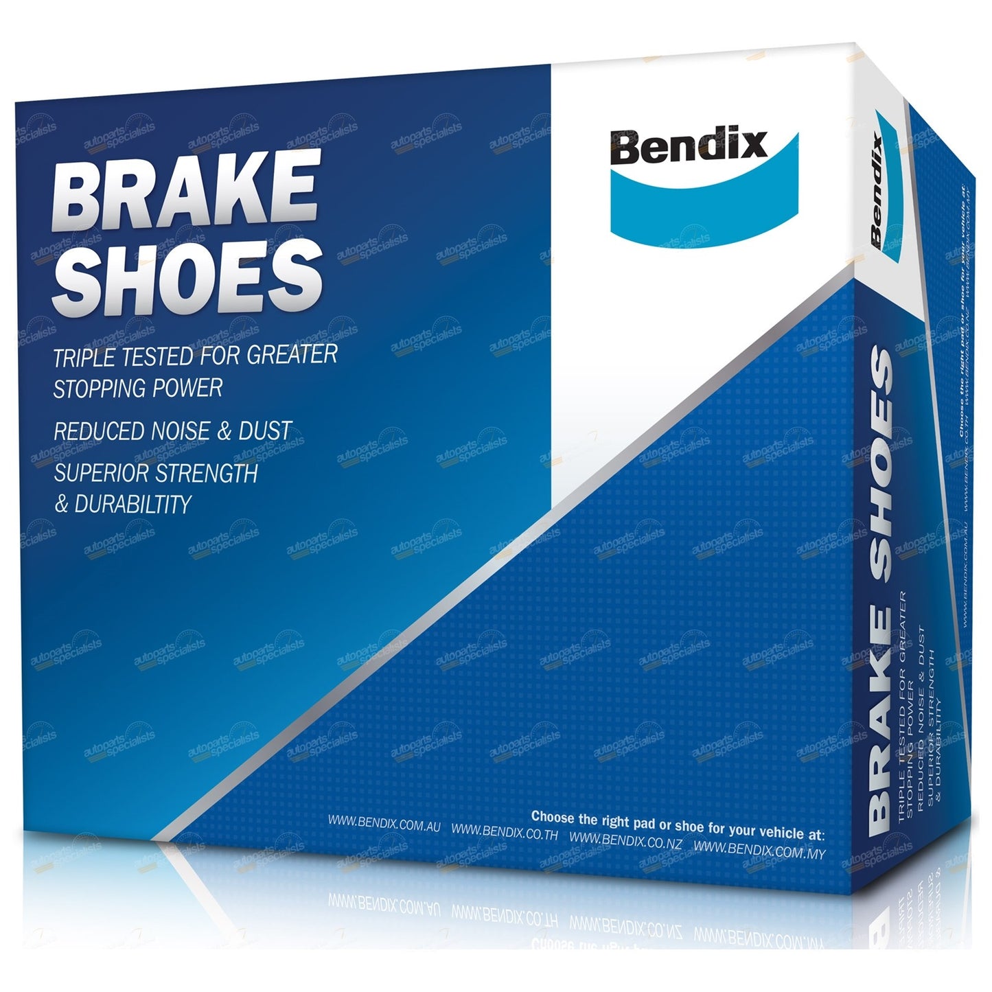 Set of 4 Bendix Rear Brake Shoes for Mazda B Series (1998–2006)