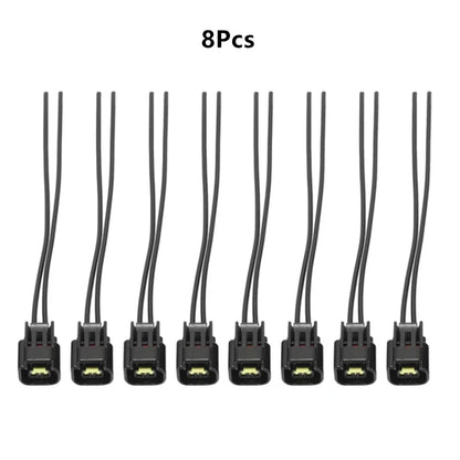 8Pcs Ignition Coil Harness Connectors for Ford Lincoln 4.6L 5.4L 6.8L 7.3L V10