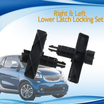 2X Front Hood Lock for Smart Fortwo (2008–2012)