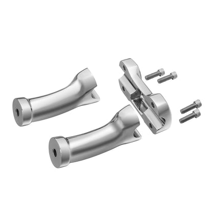 4" Handlebar Riser 1.25" Bar for Harley Softail Fatboy Dyna Low Rider Chrome