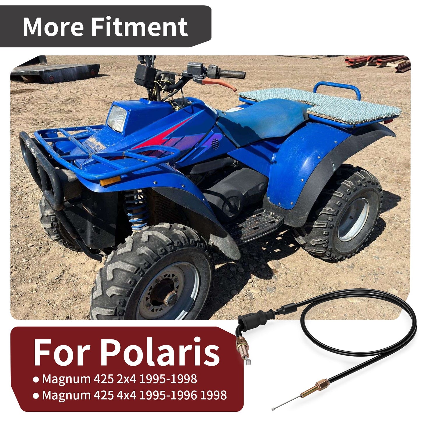 Throttle Cable for Polaris Magnum 425 2x4 4x4 (1995–1998)