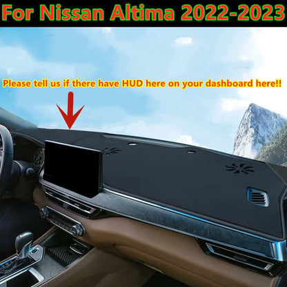 Leather Dashboard Cover Mat Pad for Nissan Altima (2022–2023)