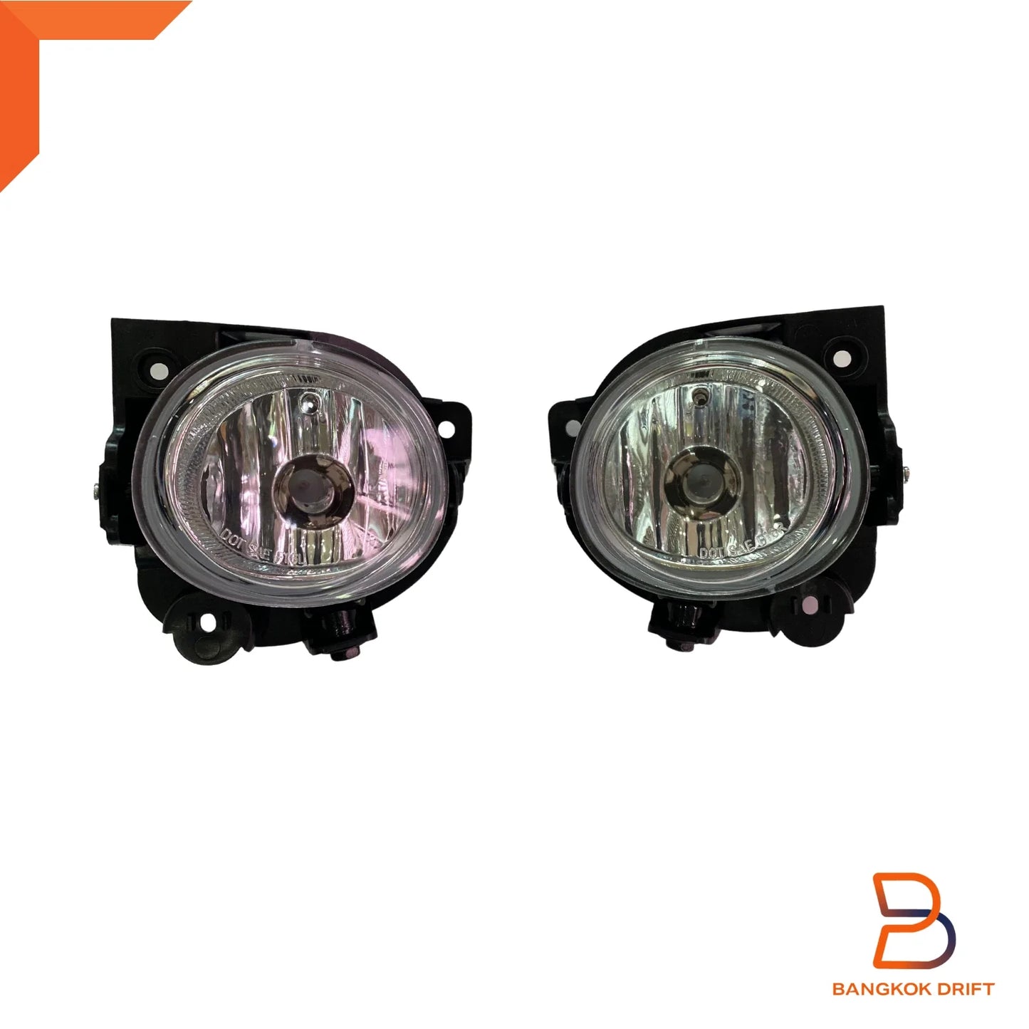 Fog Lamp Spot Light for Mazda BT-50 Ute (2009-2011) Black Cover Trim