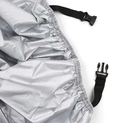 XXL Black & Silver Motorcycle Cover for Honda Shadow Rebel 250 500 750 1100 VTX (1996-2023)