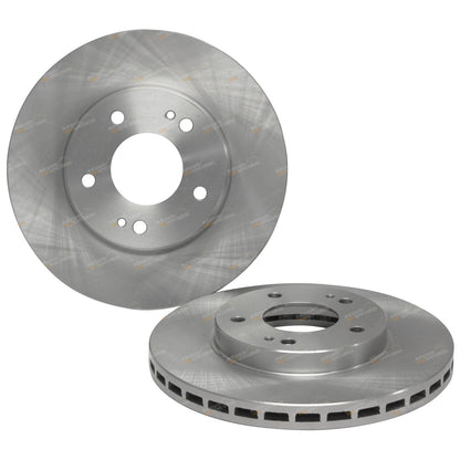 2 Front Disc Brake Rotors for Mitsubishi Magna (1993–2003)
