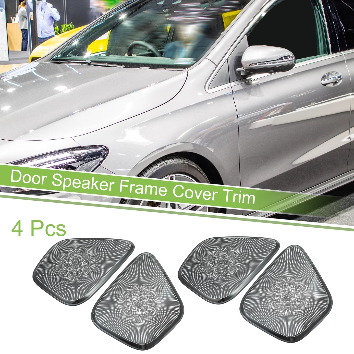 Set of 4 Door Speaker Frame Cover Trim for Mercedes Benz A B Class (2013–2020)