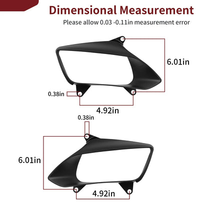 Right Left Head Light Cover Case for Kawasaki V Force 700 KFX700 (2004–2011)