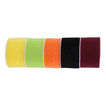 16pcs Round Flat Sponge Waxing Polishing Pads Mat Buffing Detailing Tools