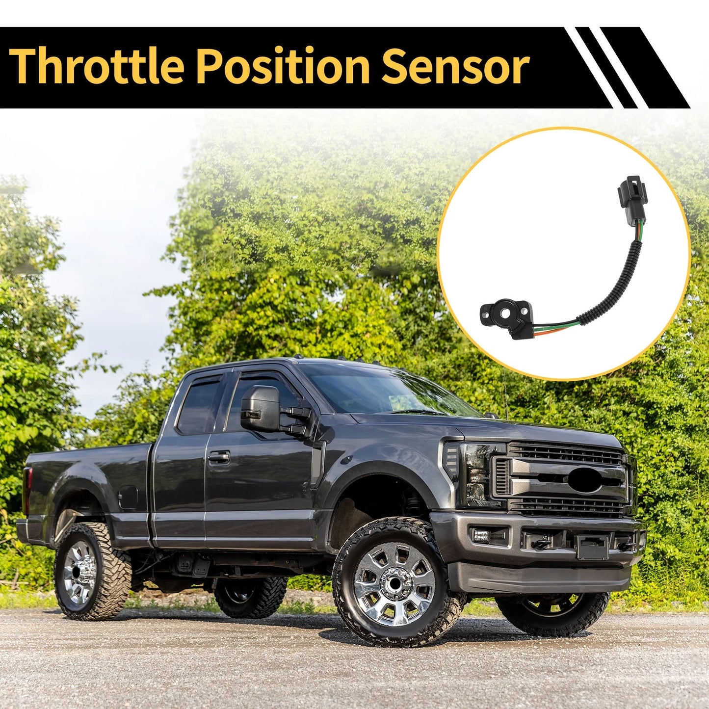 Throttle Position Sensor TPS for Ford F-250, F-350 (1996–1997)