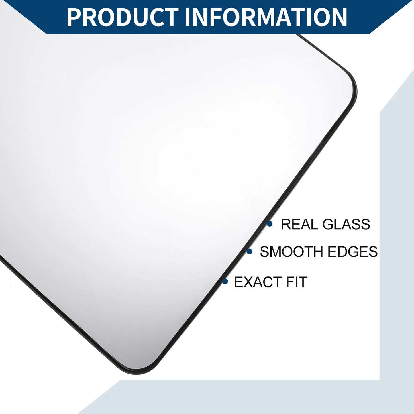 Left Upper Side Mirror Glass Replacement for VW Crafter (2010–2016)