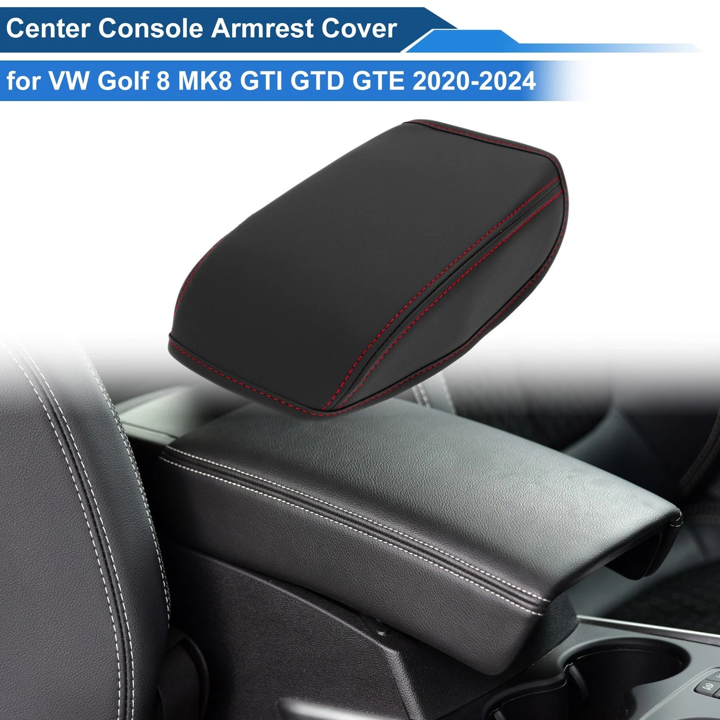 Armrest Cover for VW Golf 8 MK8 GTI GTD GTE (2020–2024) Anti-Scratch