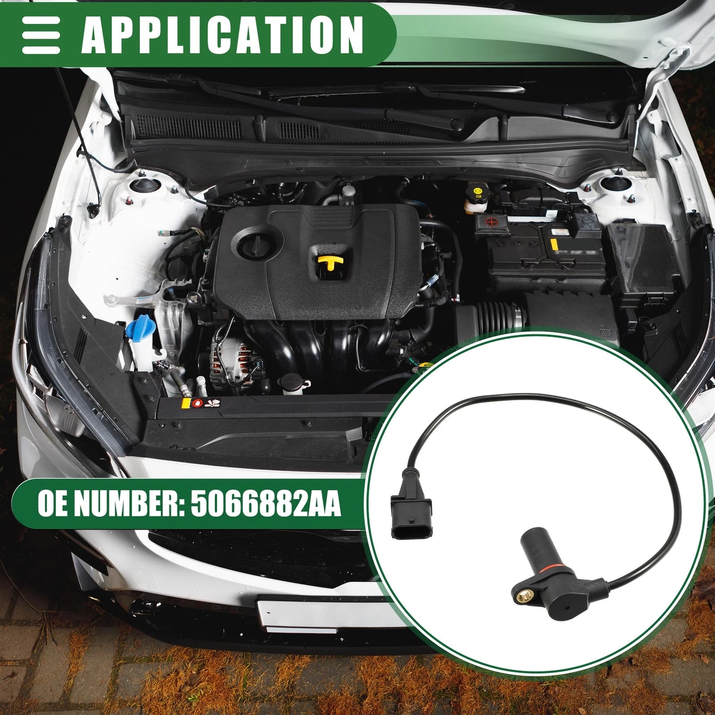 Crankshaft Position Sensor for Jeep Liberty (2005–2006) L4 2.8L ABS