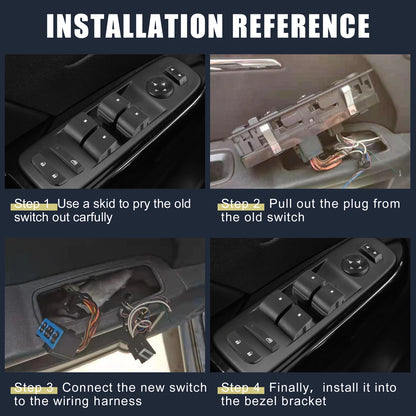 Front Driver Side Window Control Switch No.25789692 for Chevrolet Silverado (2014–2019)