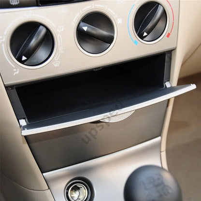 Peach Wood Center Console Storage Box Cover for Toyota Corolla (2003-2008)