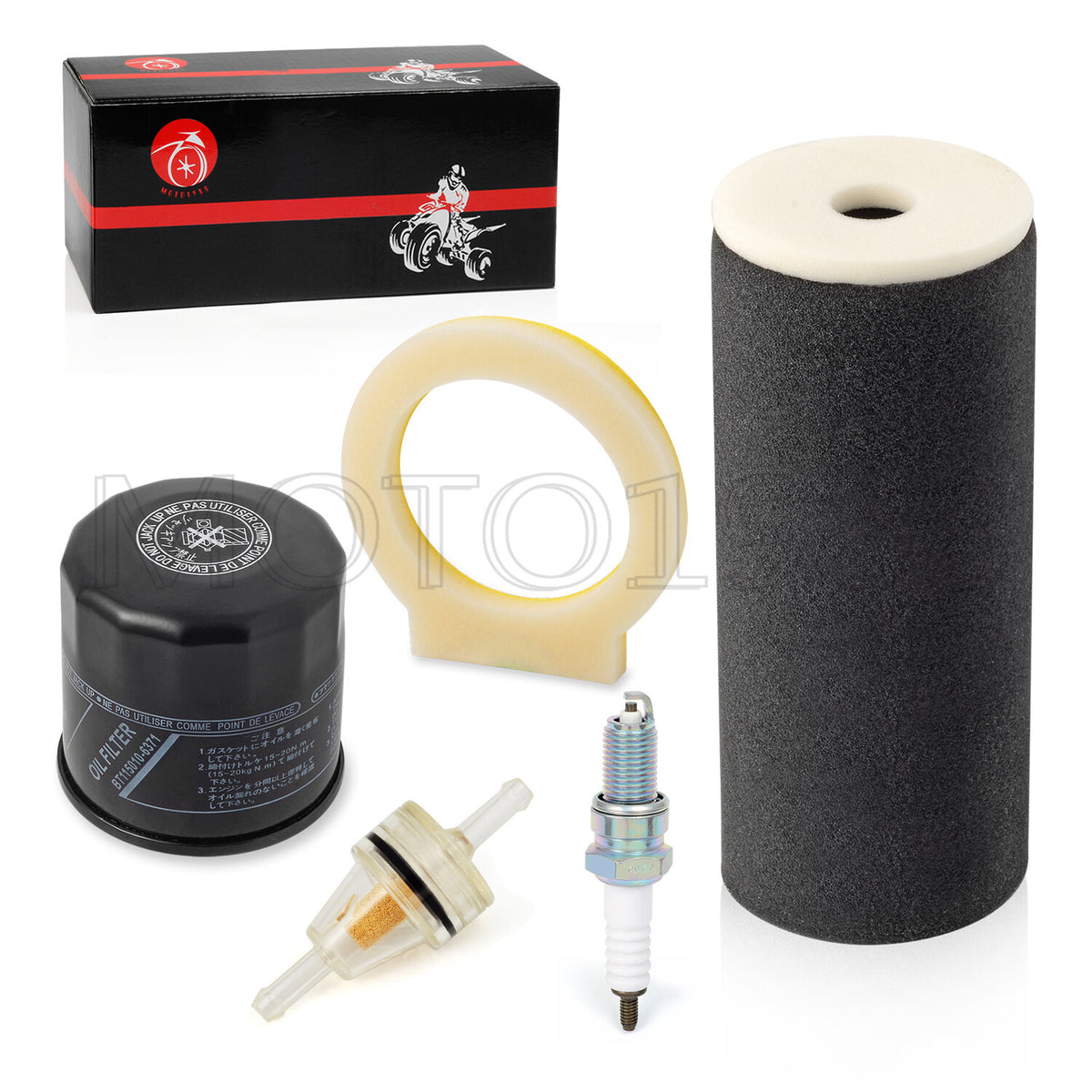 Air Filter Cage Guide Oil Filter Cap Kit for Yamaha Grizzly 660 (2002–2008)