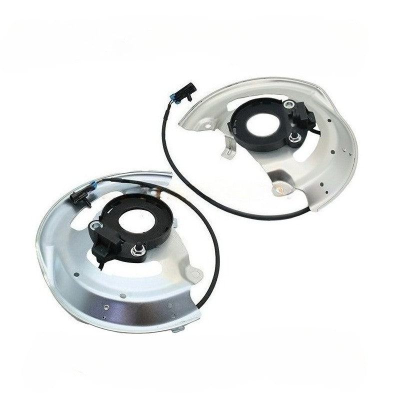 Front Wheel ABS Sensor Pair with Harness & Dust Shield for Chevrolet GMC