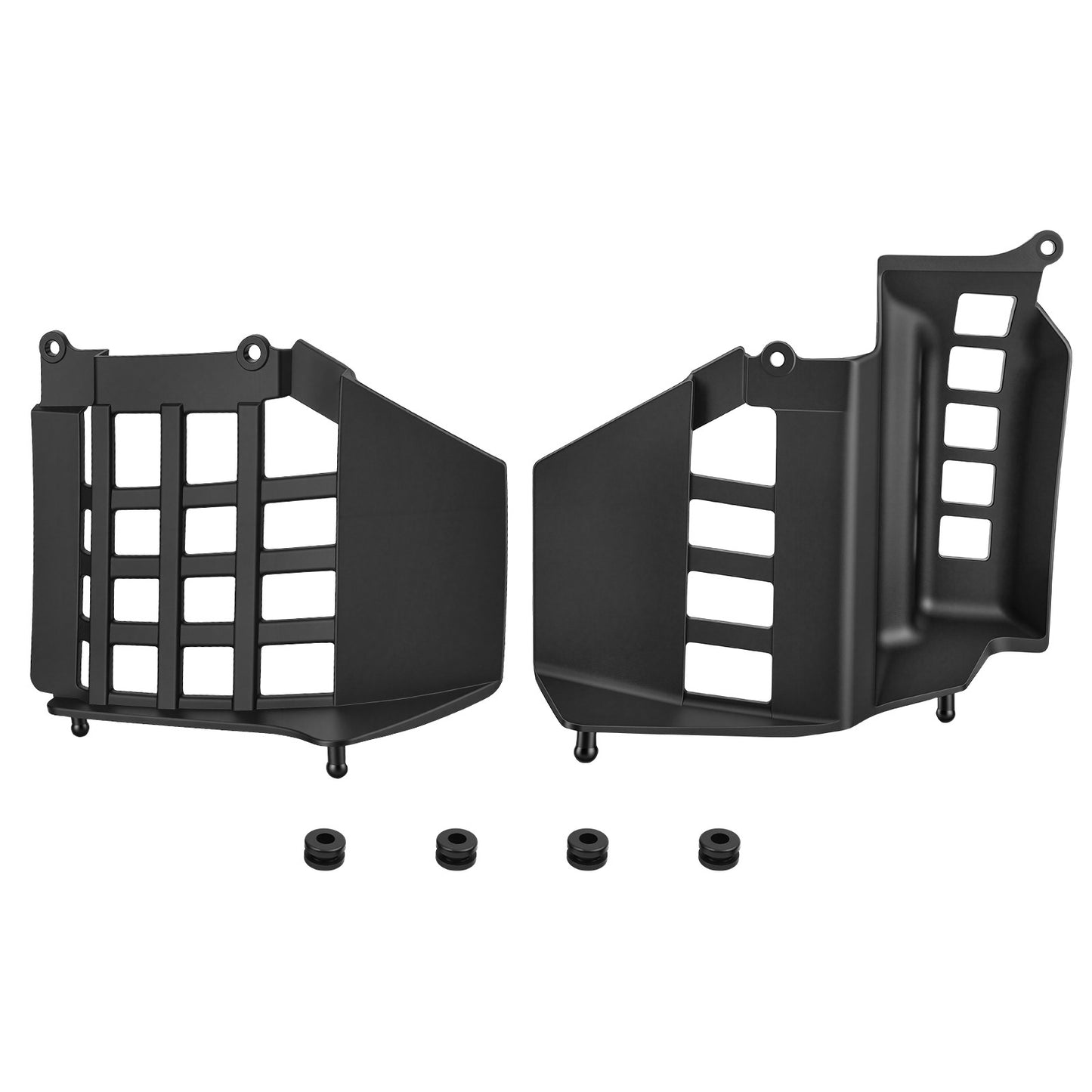 Heel Guards for Yamaha Blaster 350 (1987–2006) - Black ABS