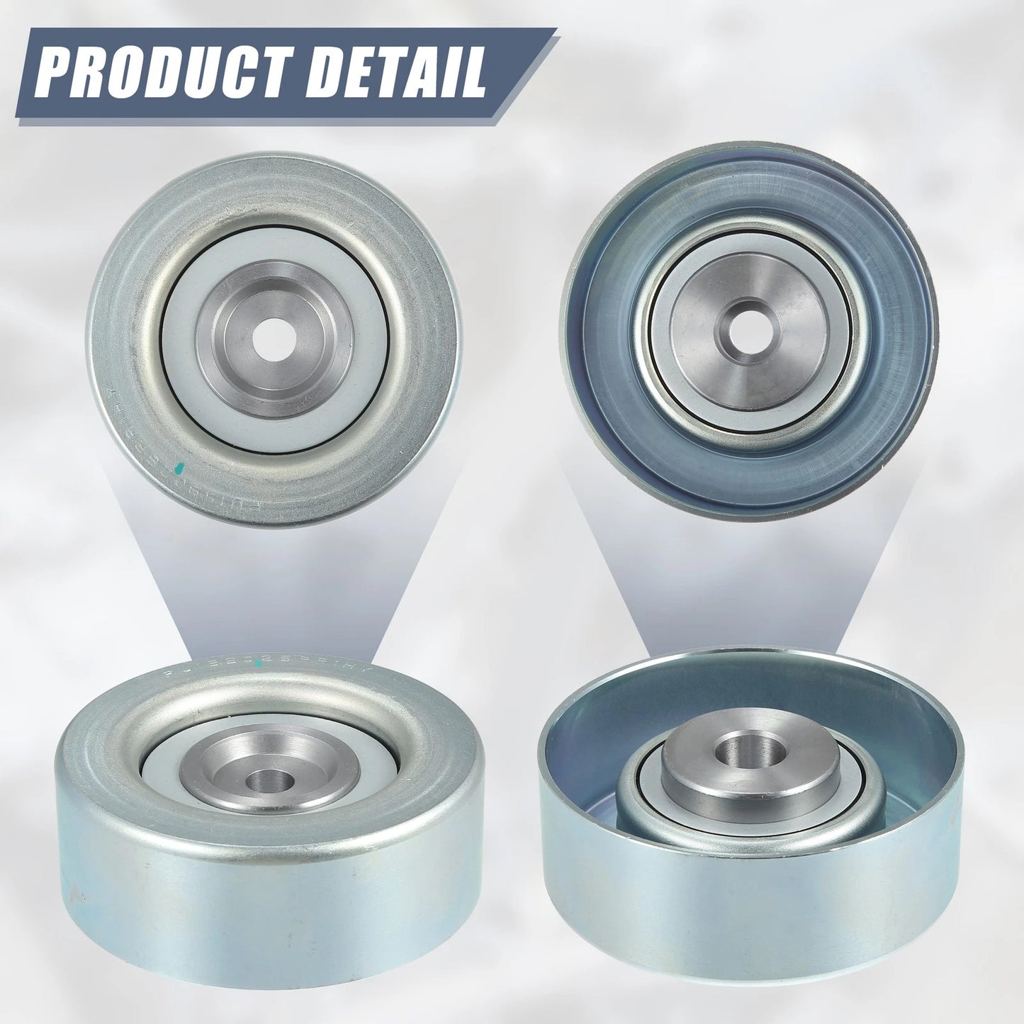 Drive Belt Idler Pulley for Mitsubishi Montero (2001–2006) MD368209