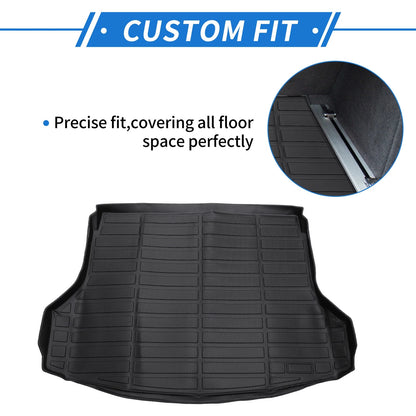Rear Trunk Mat for Nissan Rogue (2014–2020) TPE Cargo Liner