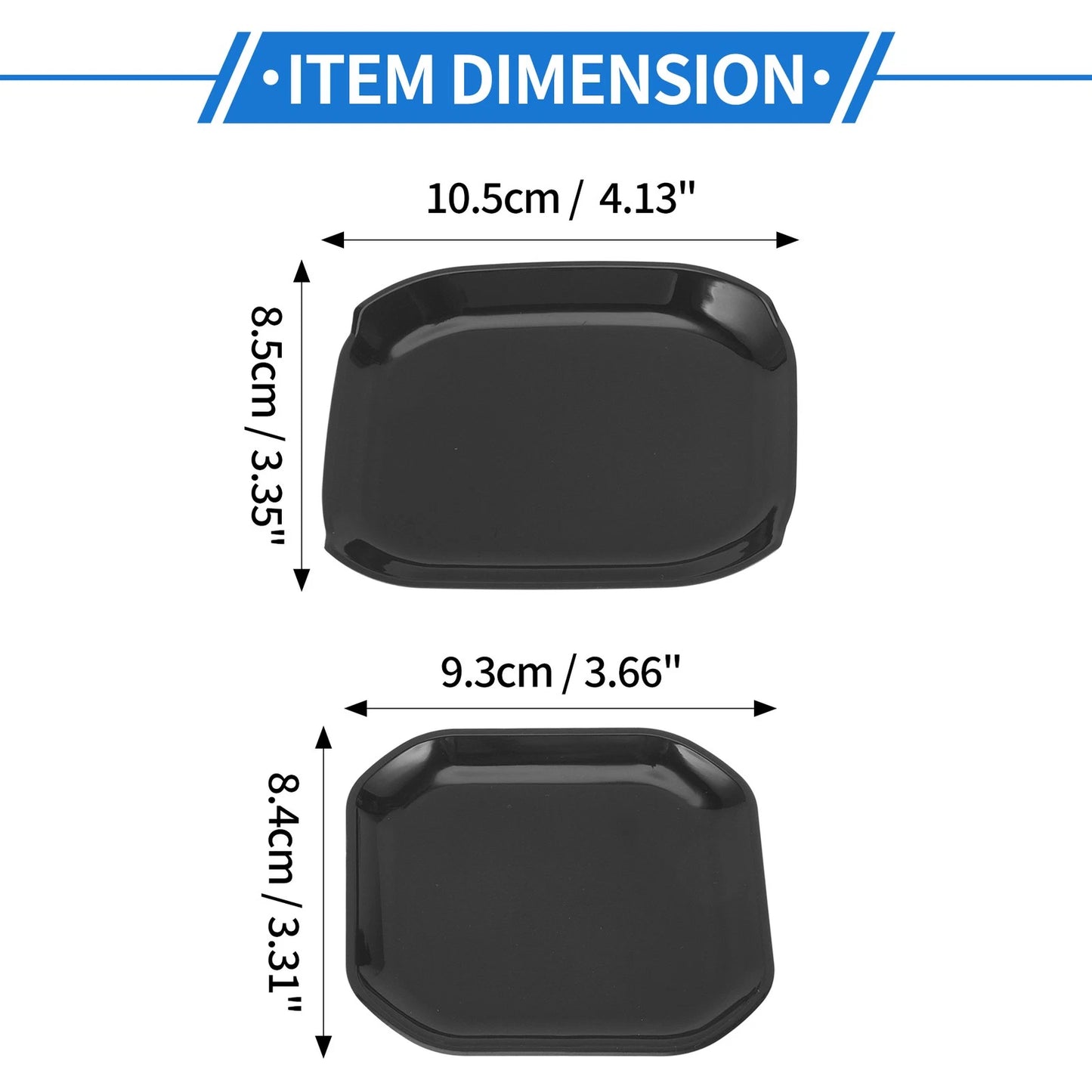 5 Pcs Door Bowl Cover Trim for Jeep Wrangler JL (2018–2022) ABS Black