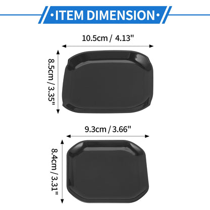 5 Pcs Door Bowl Cover Trim for Jeep Wrangler JL (2018–2022) ABS Black
