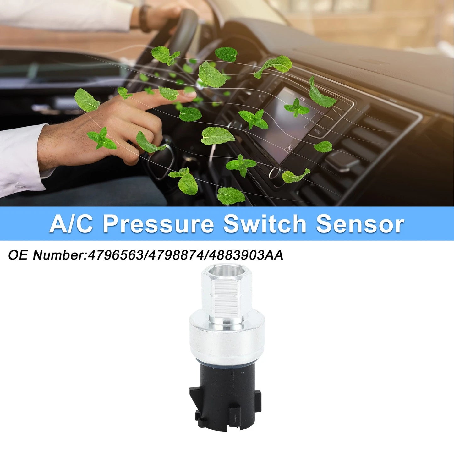 A/C Pressure Switch Sensor for Chrysler 300 (2005–2012) No. 4796563/4798874